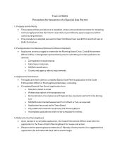 Special Use Permit Procedures for Applicants